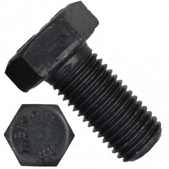 Болт с полной мелкой резьбой М20х1,5х55 DIN 961 класс прочности 8.8